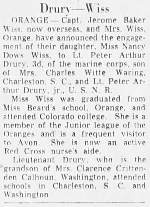 Drury-Wiss-engagement-Asbury-Park-Press-1943-07-28