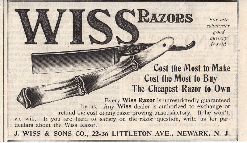 Ad: 1907-Razors