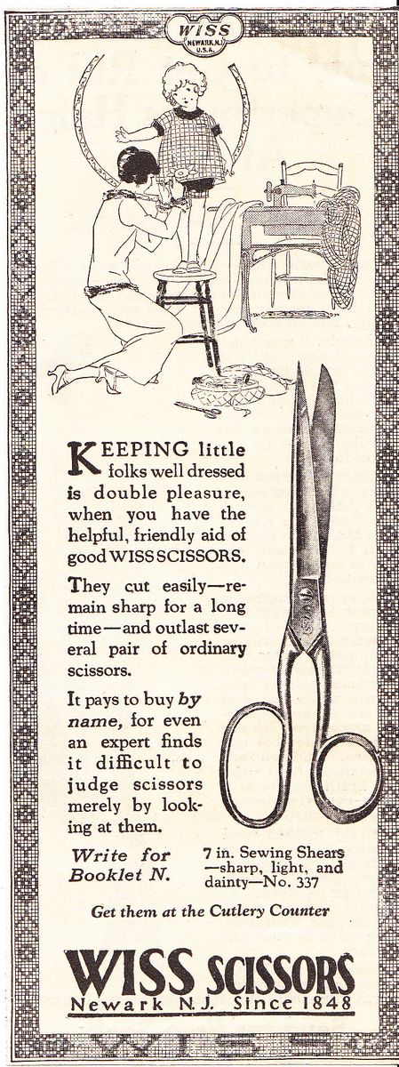 Ad: 1922-Needlecraft-Keeping-little-folks