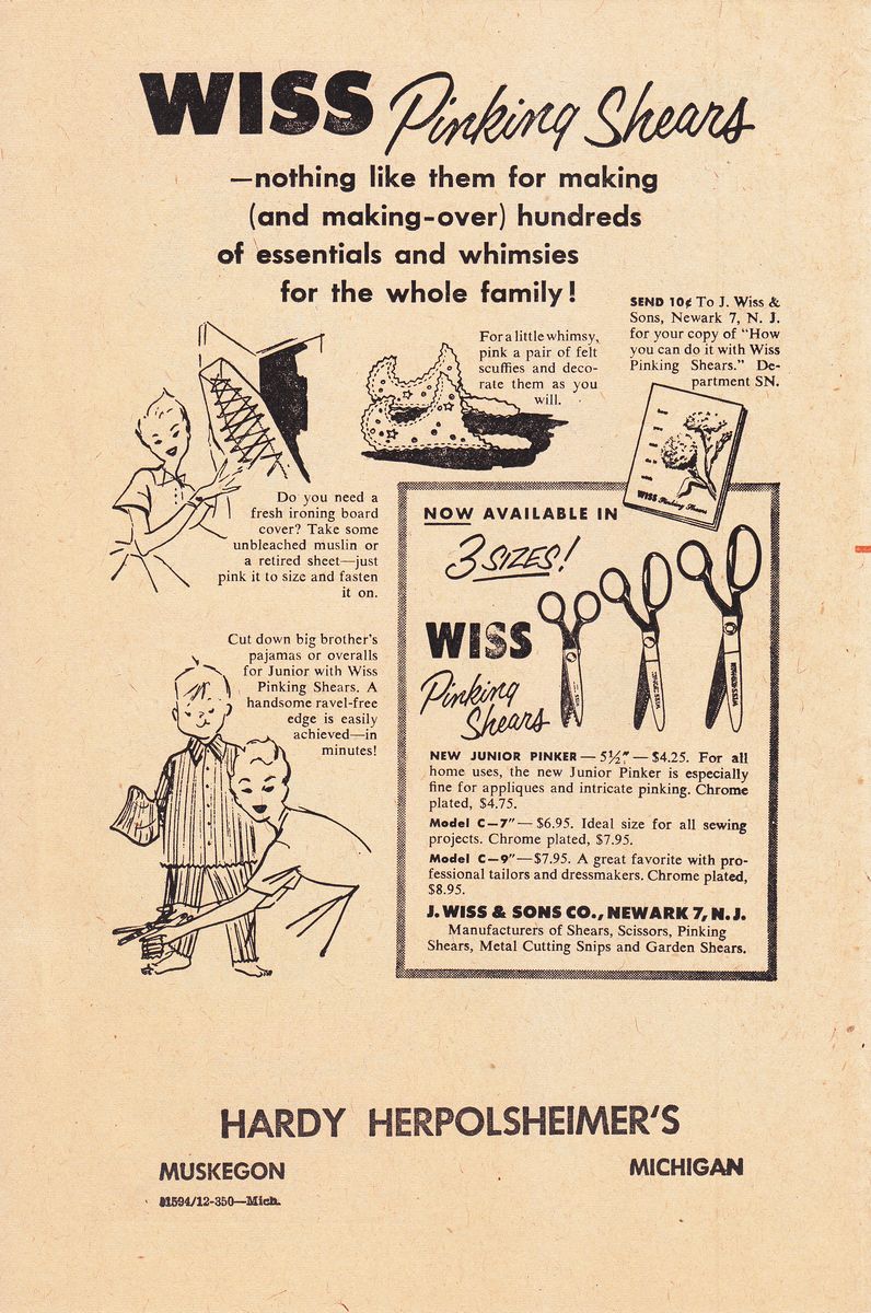 Ad: McCalls-pattern-catalog-1954-01