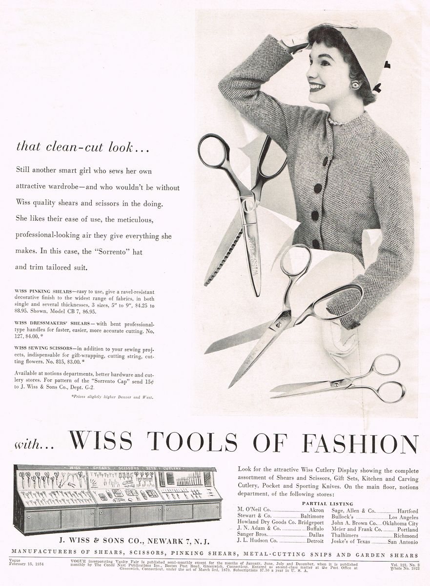 Ad: Vogue-1954-02-15