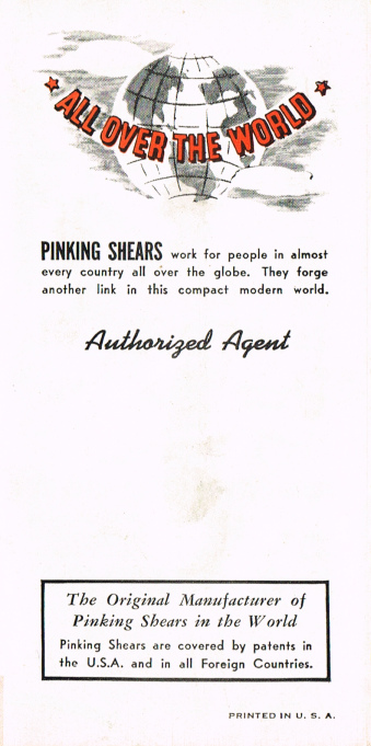 Pinking Shear Corp New Model A 4