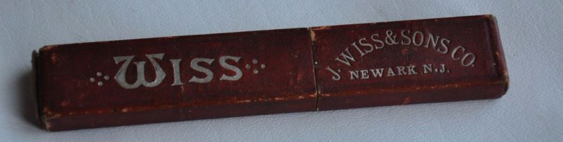 Wiss Perfection Fancy Antique Handle and Tang+box 1915 4