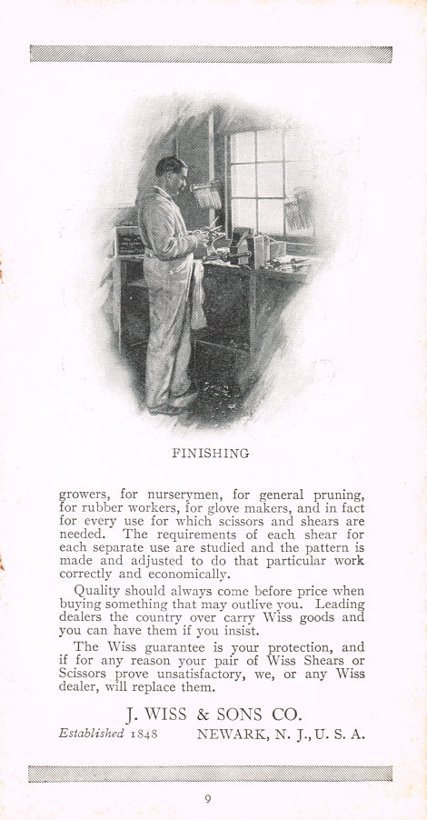 Pointed Sharpness Booklet: Page 9
